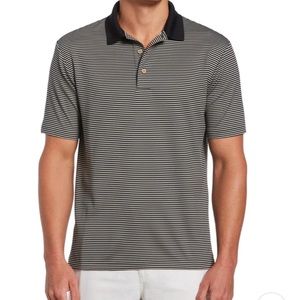 NEW CUBAVERA STRIPE POLO SIZE: M
